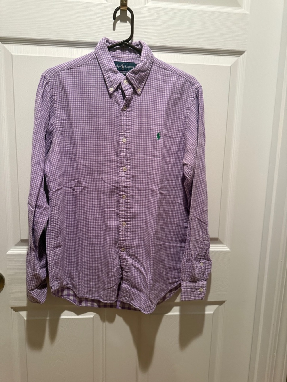 Ralph Lauren Lavender Gingham Button-Down Shirt - Men